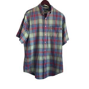 Daniel Cremieux Classics Mens Shirt M Multicolor Plaid Button Down Casual Office